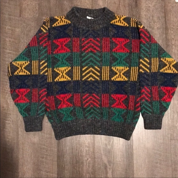 H&M Sweaters Vintage Original H M Grandpa Sweater Poshmark